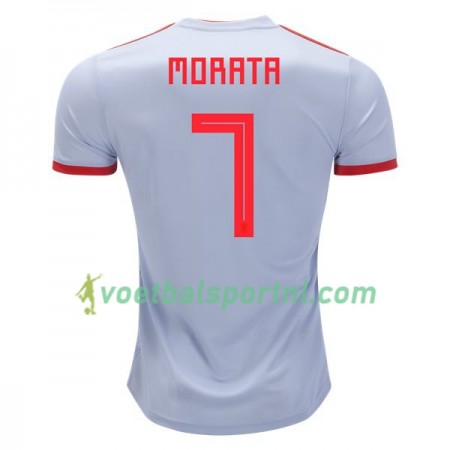 Spanje Morata 7 Uit Shirt WK voetbal 2018